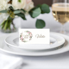 Bordkort "Rose Wreath" med personalisering