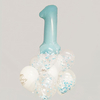 Ballongbukett 1 år - blå