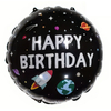 Folieballong Happy Birthday Spaceman