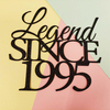 Kaketopp Legend m/ årstall 1995