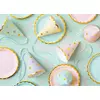 Partyhatter Stars pastell, 6 stk.