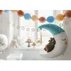 Girlander Stjerner gull til baby fest