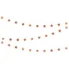Girlander  Stjerner roségull, 3,6 m