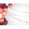 Girlander med stjerner i roségull, 3,6 m