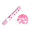 Stor konfettikanon roseblader rosa, 40 cm