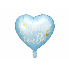 Folieballong Mom to Be blå