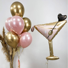 Ballongbukett Pink Martini