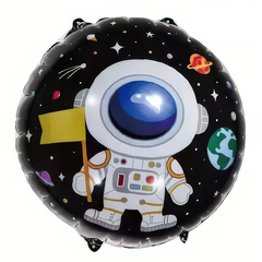 Folieballong Happy Birthday Spaceman
