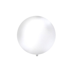Stor ballong hvit 60 cm