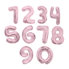 Tallballonger baby rosa, 40 cm