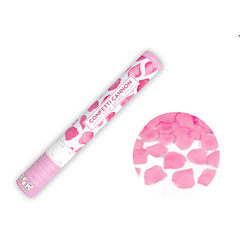 Stor konfettikanon roseblader rosa, 40 cm