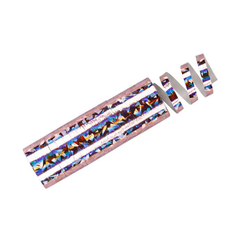 Serpentiner holografisk lys rosa