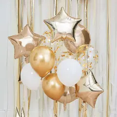 Ballongpakke gull - Mix It Up, 12 stk.