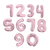 Tallballonger baby rosa, 40 cm
