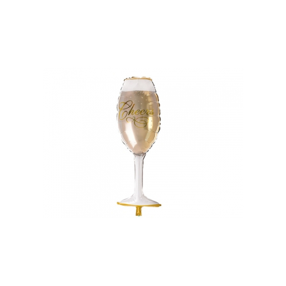Folieballong Champagneglass