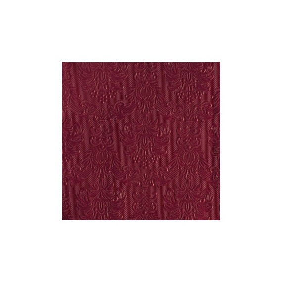 Servietter Elegance Bordeaux, 15 stk.