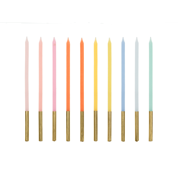 Kakelys Pastel & Gold, 10 stk.