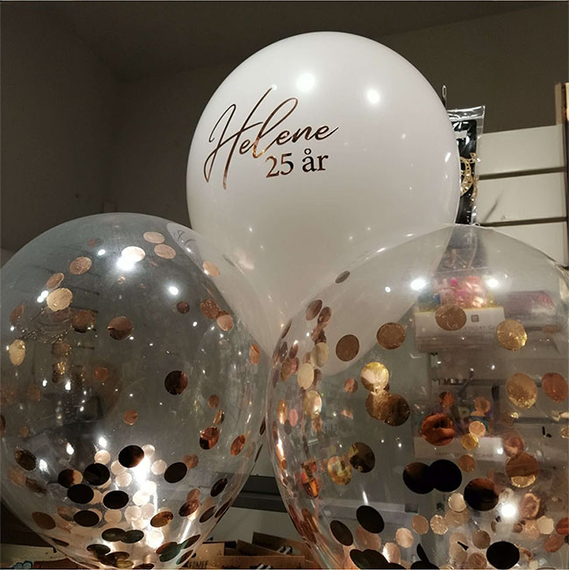 Bursdagsballonger med eget navn