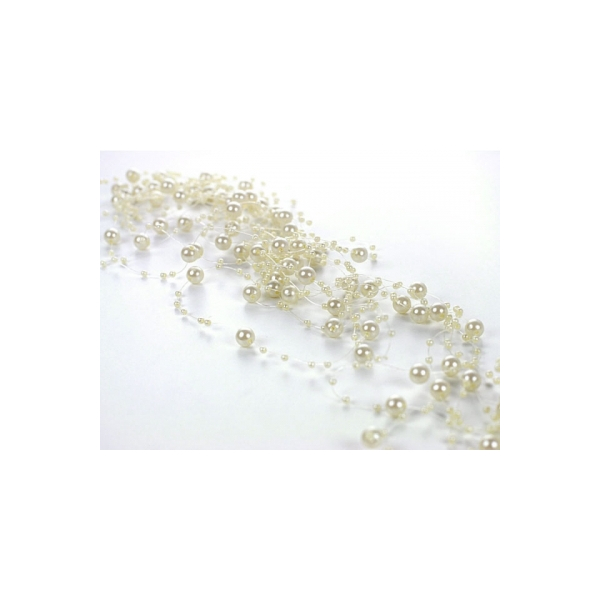 Perlegirlander kremhvit