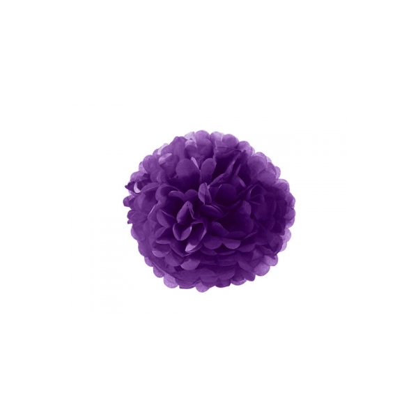 Pom Poms mørk lilla