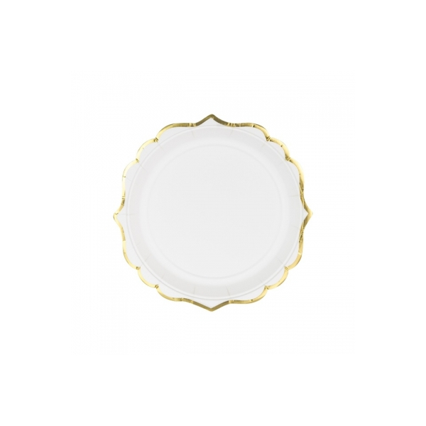 Papptallerkener Paper Porcelain, 6 stk.
