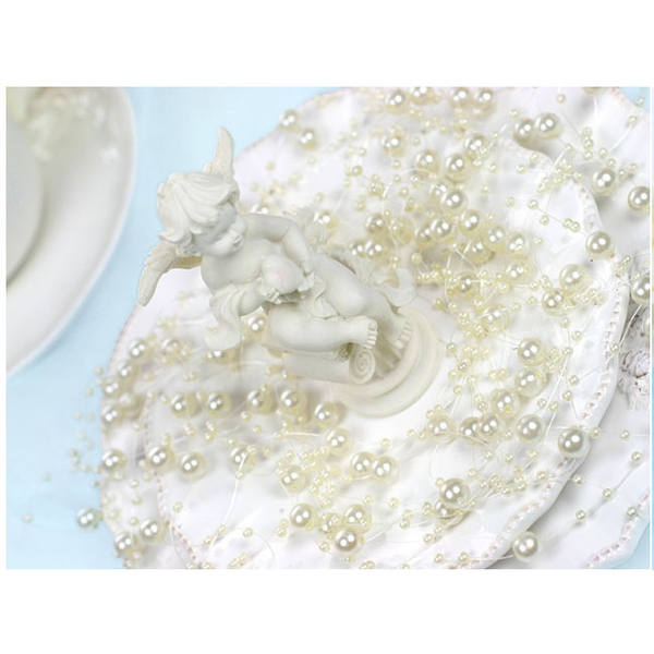 Perlegirlander kremhvit