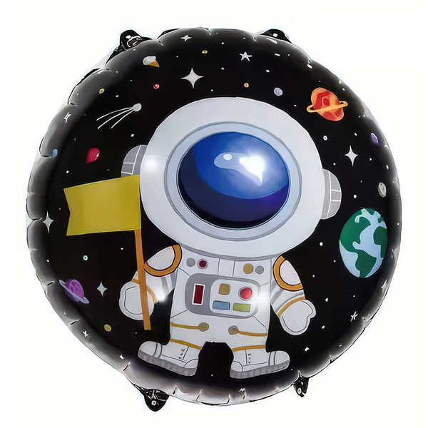 Folieballong Happy Birthday Spaceman
