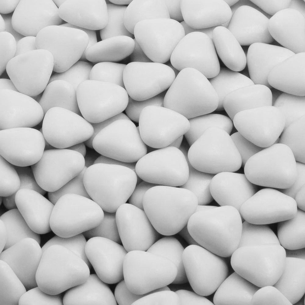 Sjokolade Hjertedrops hvit, 100 g