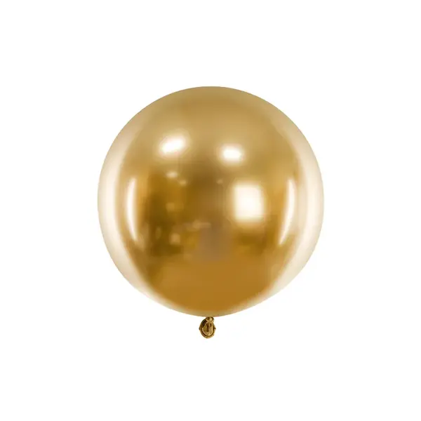 Stor ballong Gold Chrome, 60 cm