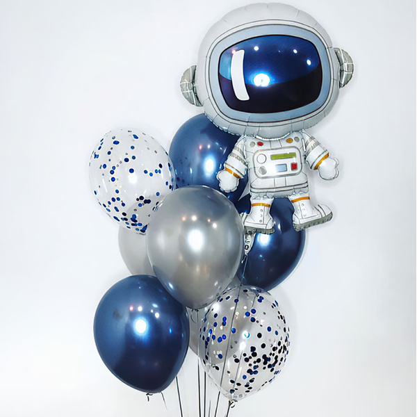 Ballongbukett Liten Astronaut