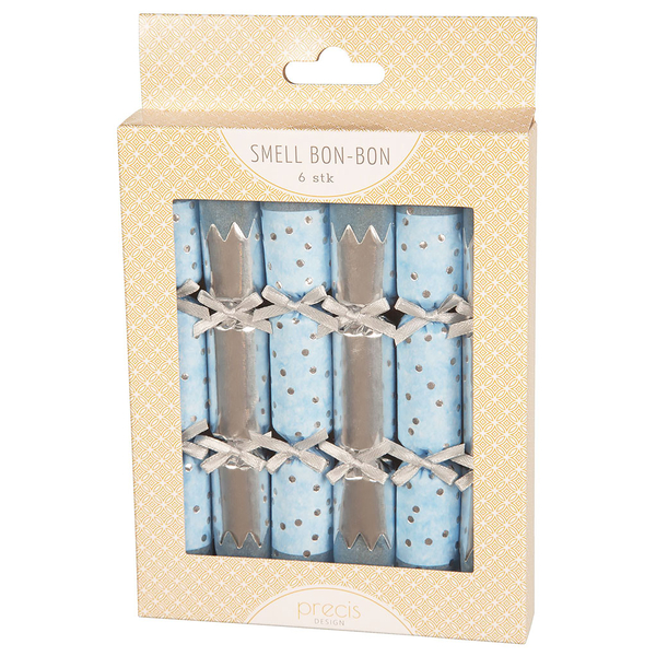 Smell bon-bon lys blå 15 cm, 6 stk.