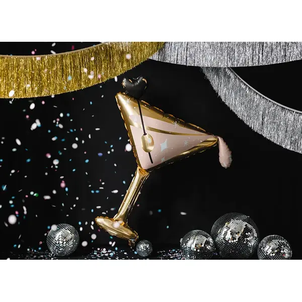 Folieballong Cocktailglass