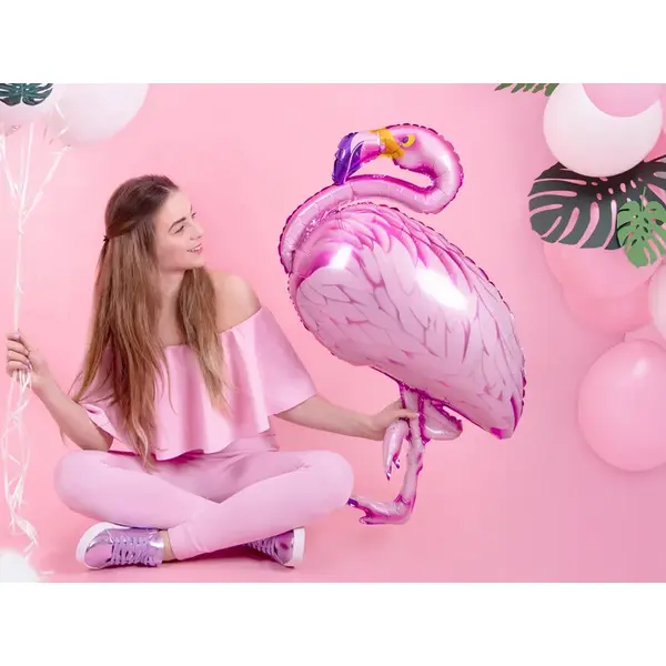 Folieballong Flamingo