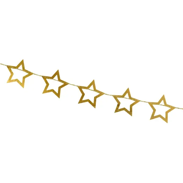 Girlander Stars gold, 3 m