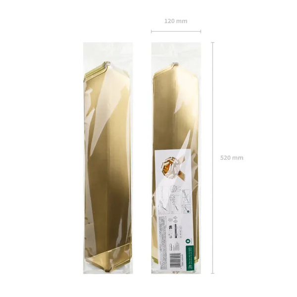 Stor sløyfe gull, diam. 40 cm