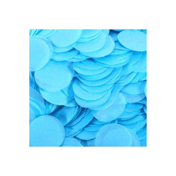 Konfetti av silkepapir lys turkis