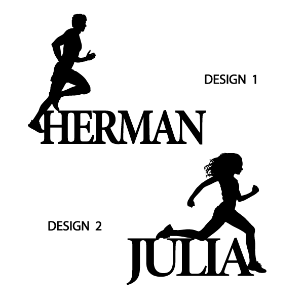 Kaketopp Løper (Runner) med personalisering