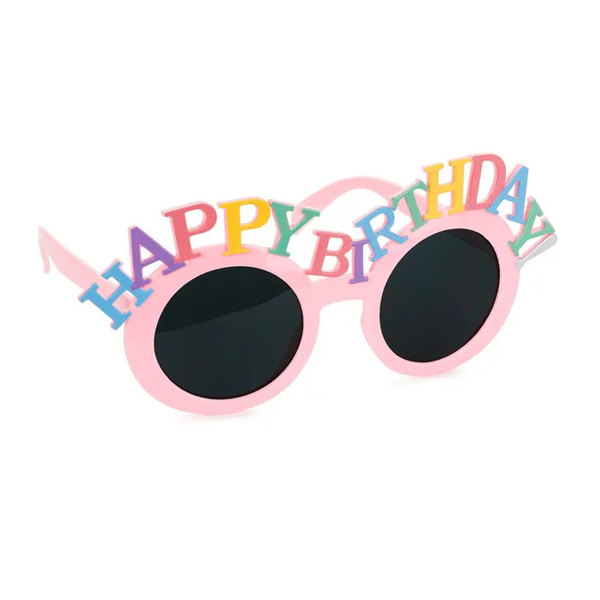 Partybriller Happy Birthday pastell