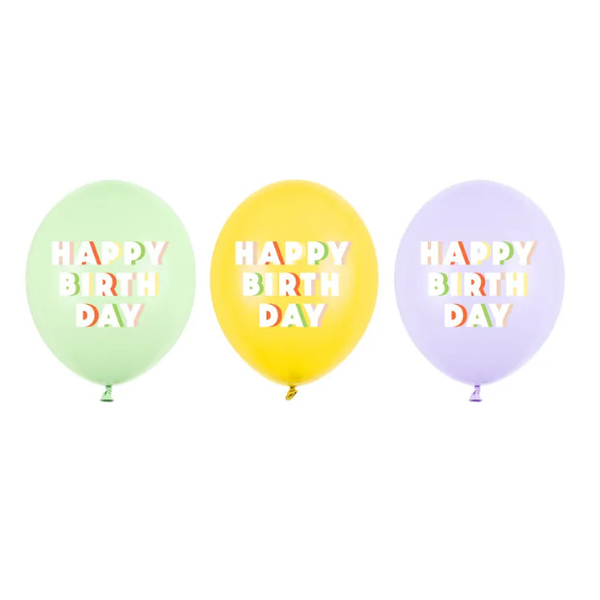 Ballonger Happy Birthday fargemix