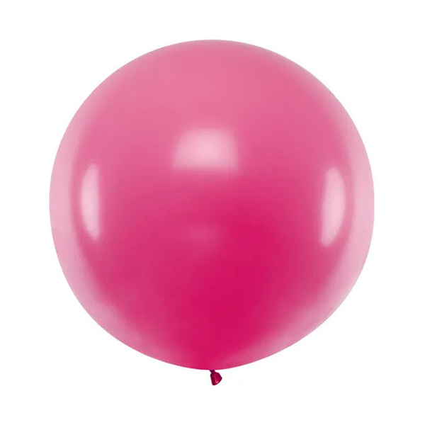 Stor ballong fuksia, 1 m