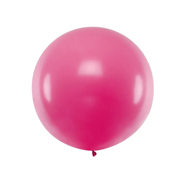 Stor ballong fuchsia, 60 cm