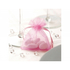Organzaposer rosa, 10 stk.