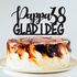 Kaketopp Glad i deg m/ personalisering