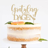 Kaketopp "Gratulerer med dagen!"